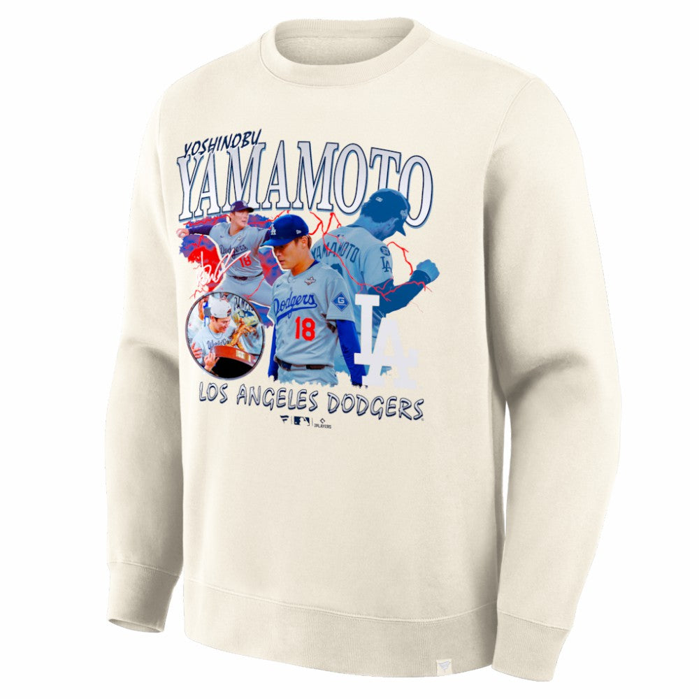 Yoshinobu Yamamoto Los Angeles Dodgers Fanatics Montage Legacy Sweatshirt | MLB For sale