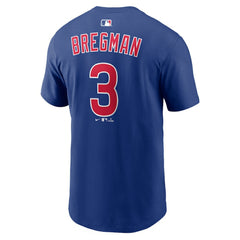 Alex Bregman Chicago Cubs Nike Home Name & Number T-Shirt | MLB On Sale