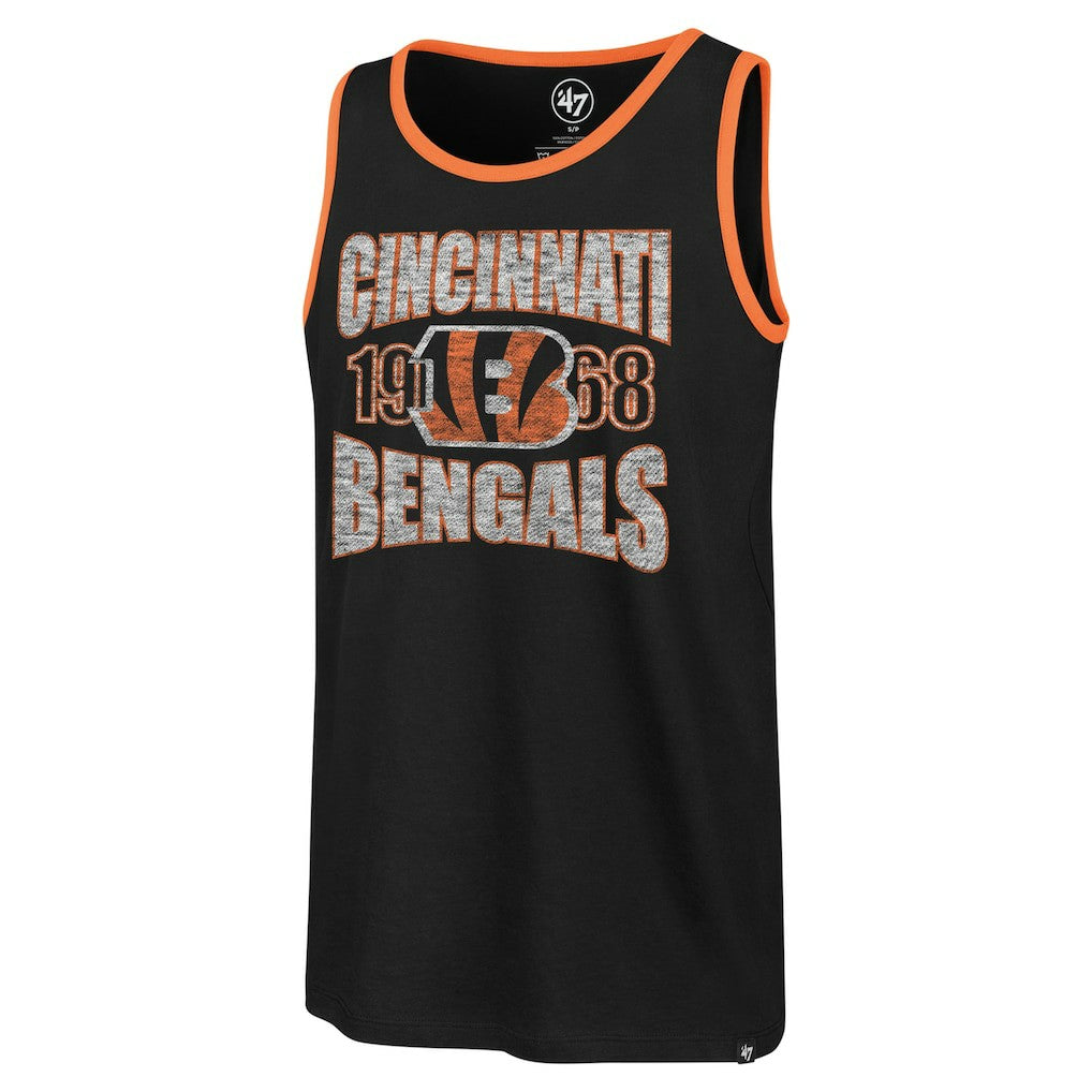 Cincinnati Bengals 47 brand '47 Upload Franklin Tank Top