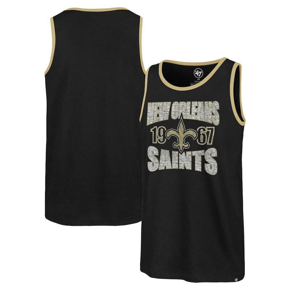 New Orleans Saints 47 brand '47 Upload Franklin Tank Top