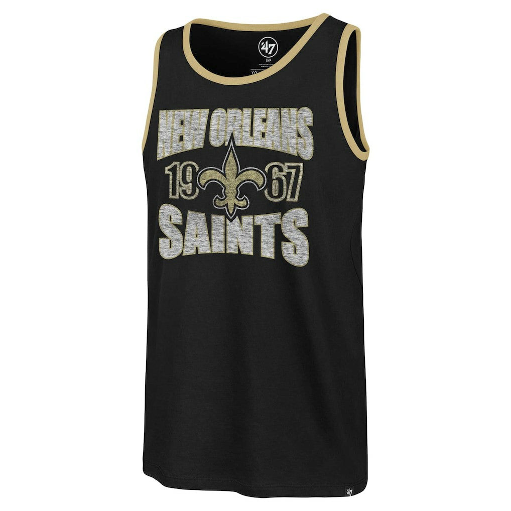 New Orleans Saints 47 brand '47 Upload Franklin Tank Top