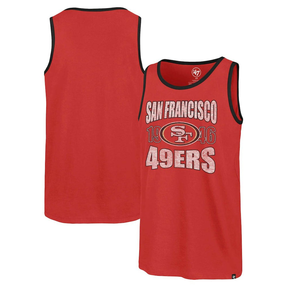 San Francisco 49ers 47 brand '47 Upload Franklin Tank Top