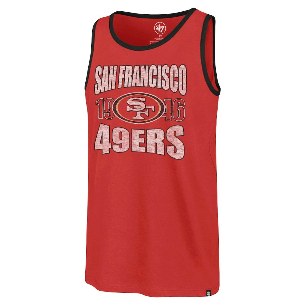 San Francisco 49ers 47 brand '47 Upload Franklin Tank Top