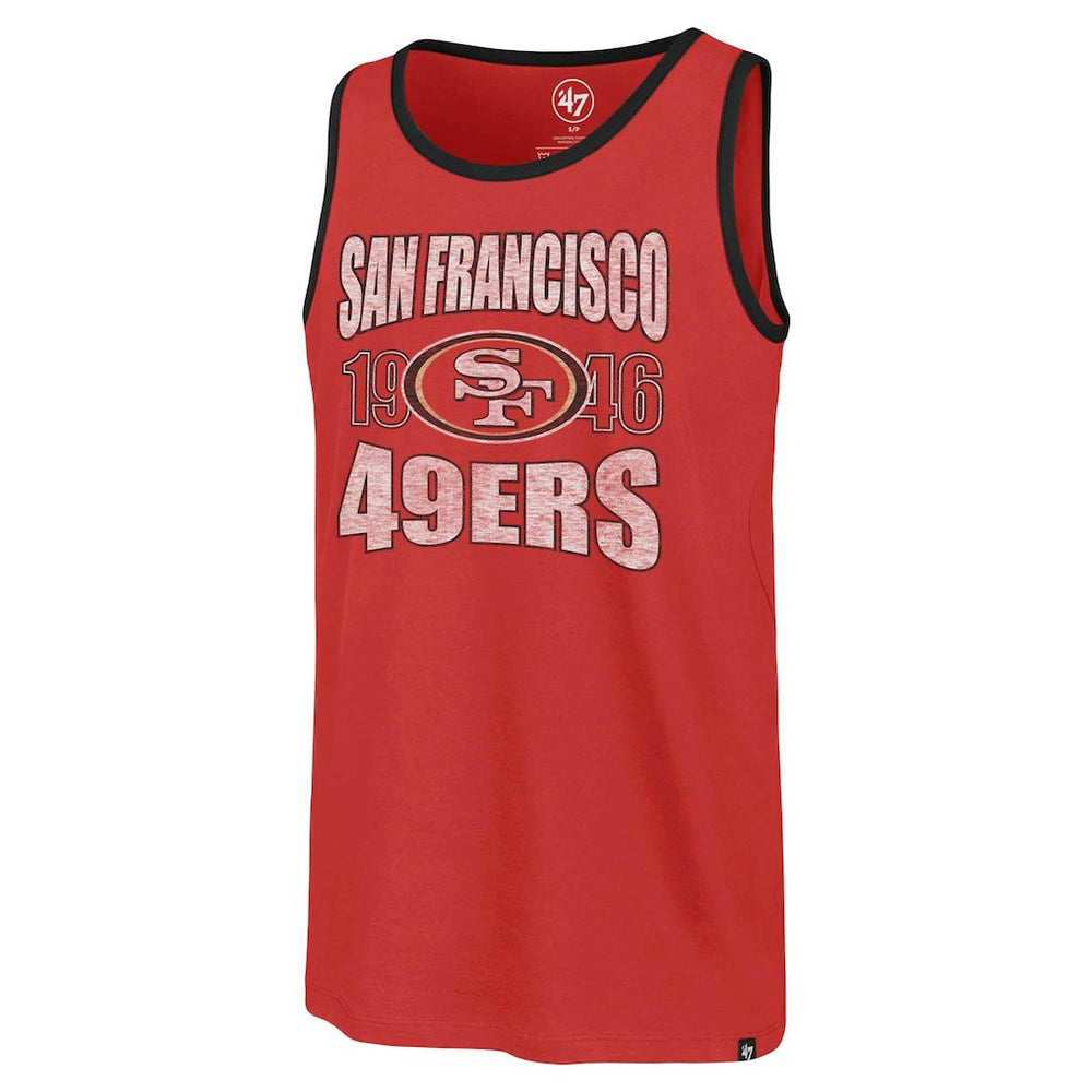 San Francisco 49ers 47 brand '47 Upload Franklin Tank Top