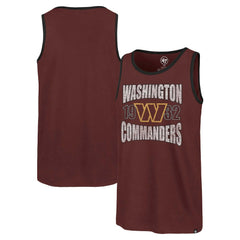 Washington Commanders 47 brand '47 Upload Franklin Tank Top