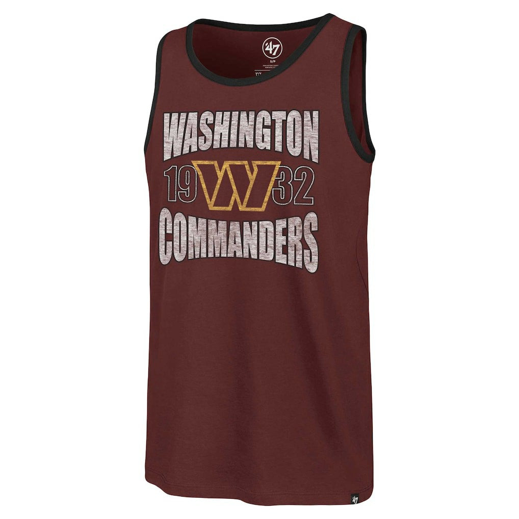 Washington Commanders 47 brand '47 Upload Franklin Tank Top