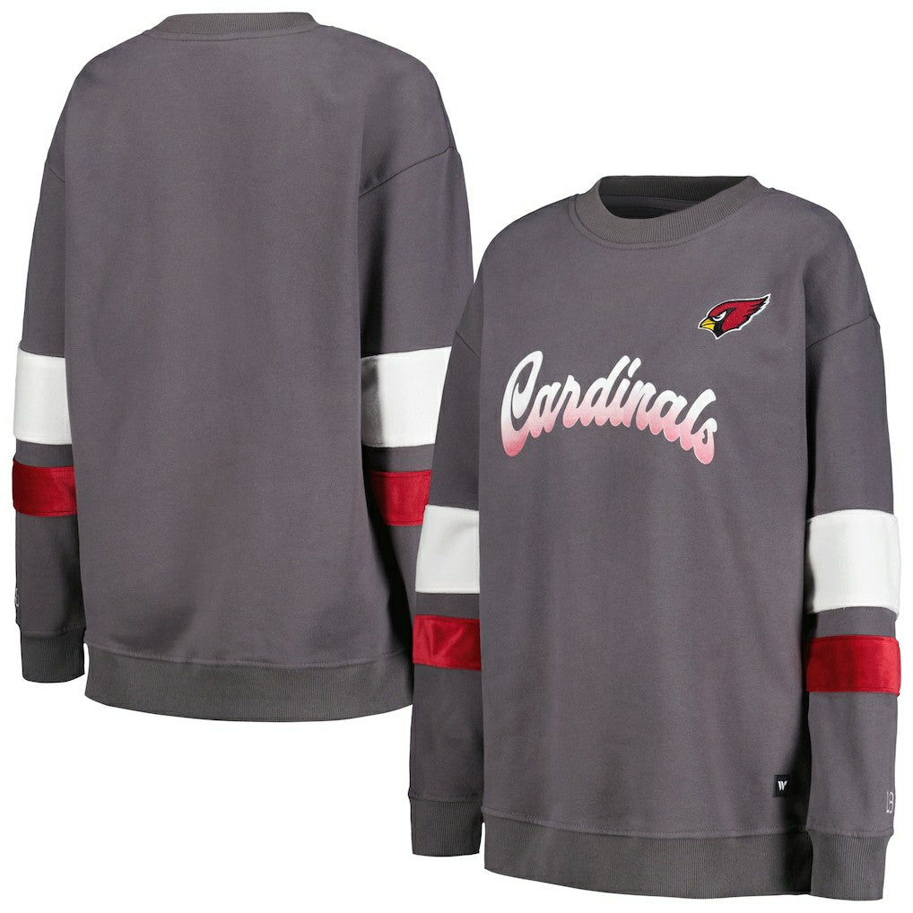 Arizona Cardinals  The Wild Collective Women's Fleece Pullover Sweatshirt