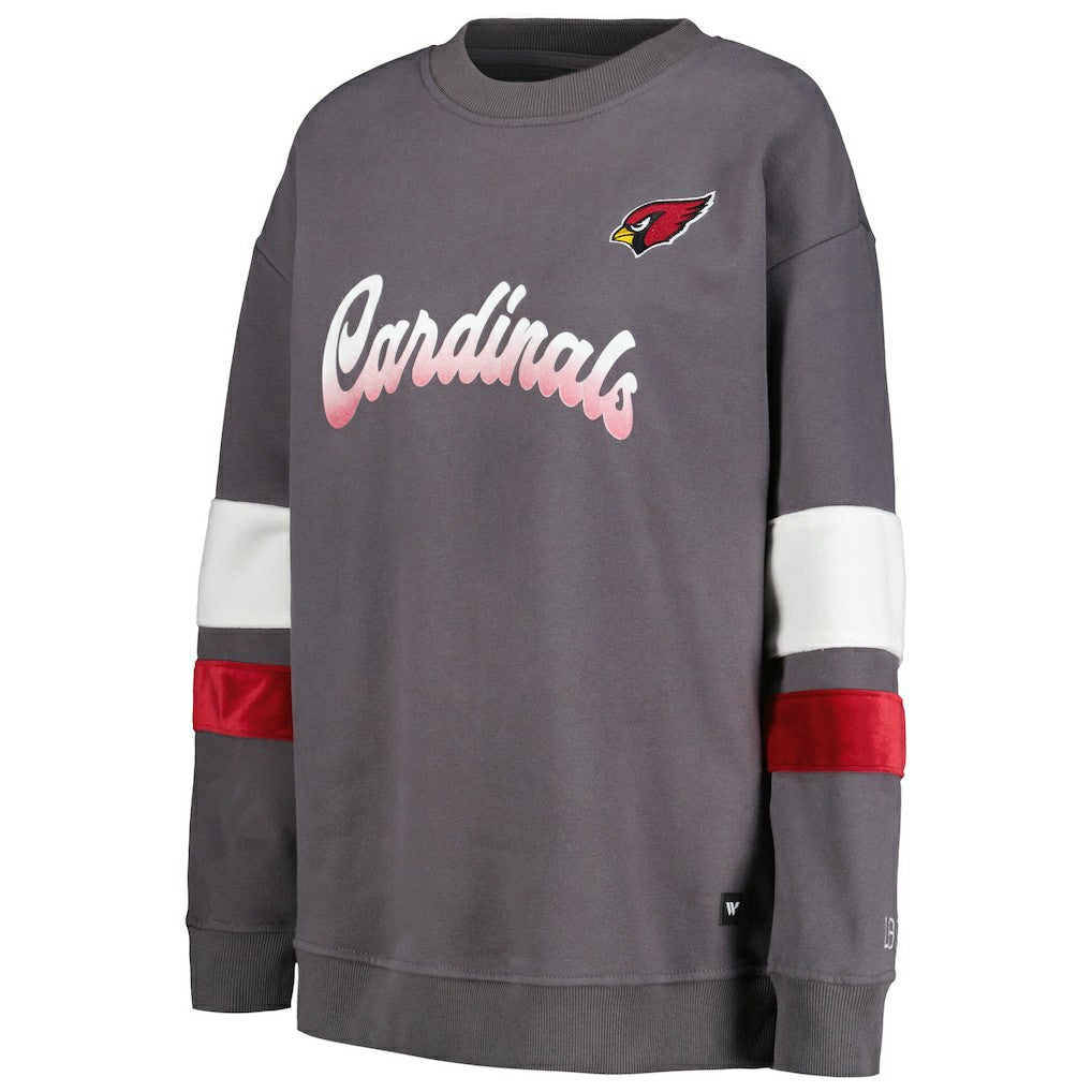 Arizona Cardinals  The Wild Collective Women's Fleece Pullover Sweatshirt