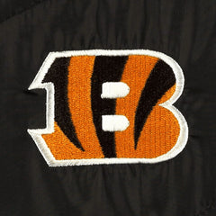 Cincinnati Bengals  The Wild Collective Women's Puffer Full-Zip Hoodie