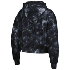 Las Vegas Raiders  The Wild Collective Women's Tie-Dye Cropped Pullover Hoodie