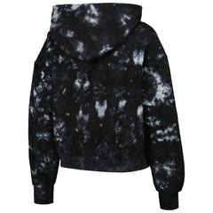 Minnesota Vikings  The Wild Collective Women's Tie-Dye Cropped Pullover Hoodie