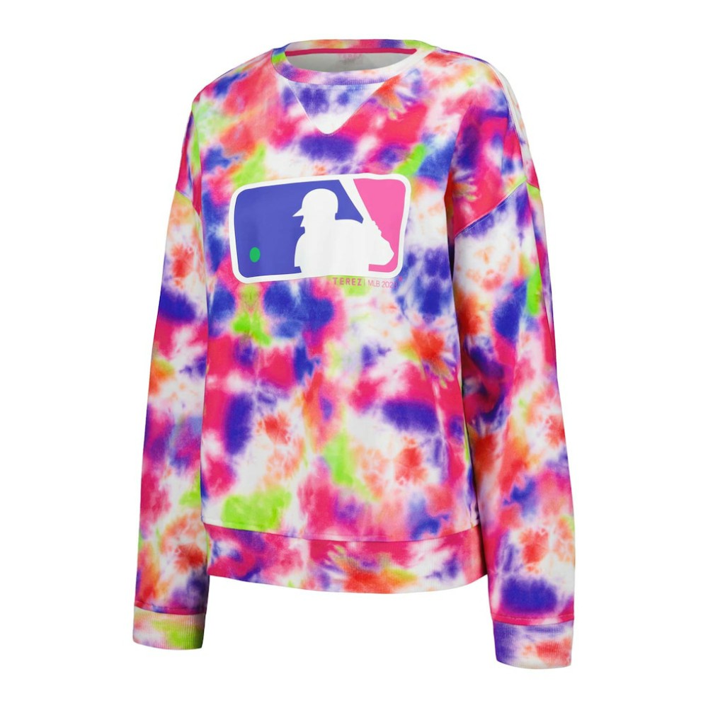 MLB Batterman Terez Neon Tie-Dye Pullover Sweatshirt | MLB Near me