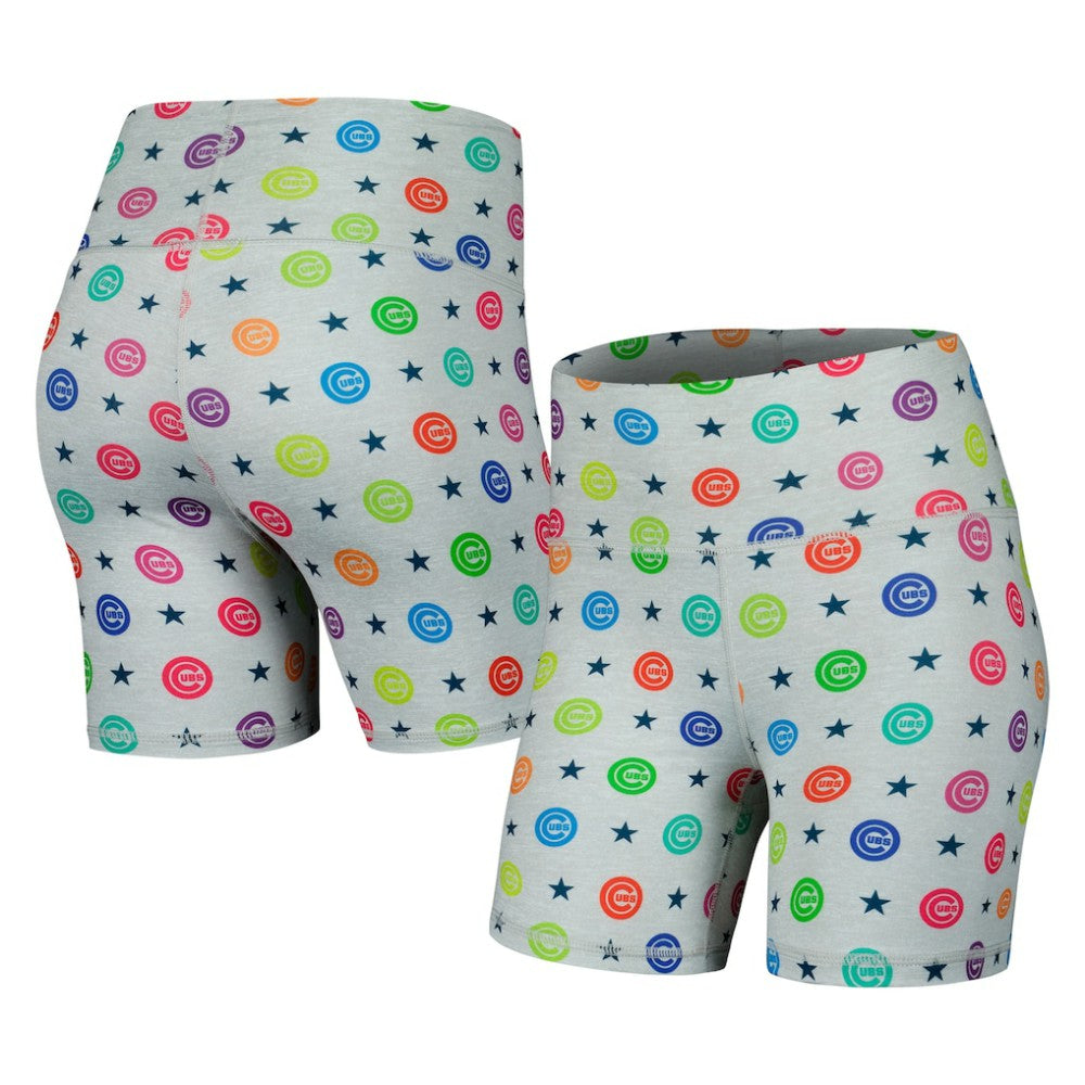 Chicago Cubs Terez Women's TLC Rainbow Shorts | MLB For sale