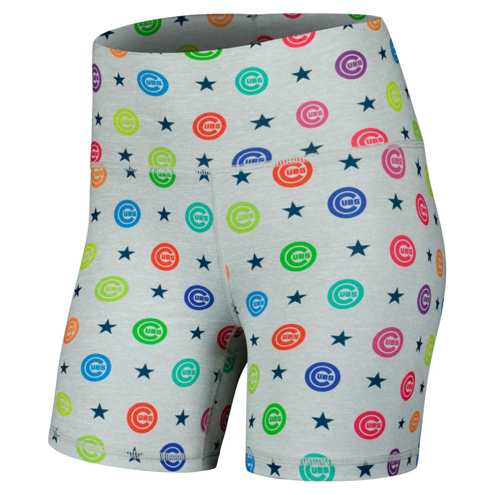 Chicago Cubs Terez Women's TLC Rainbow Shorts | MLB For sale