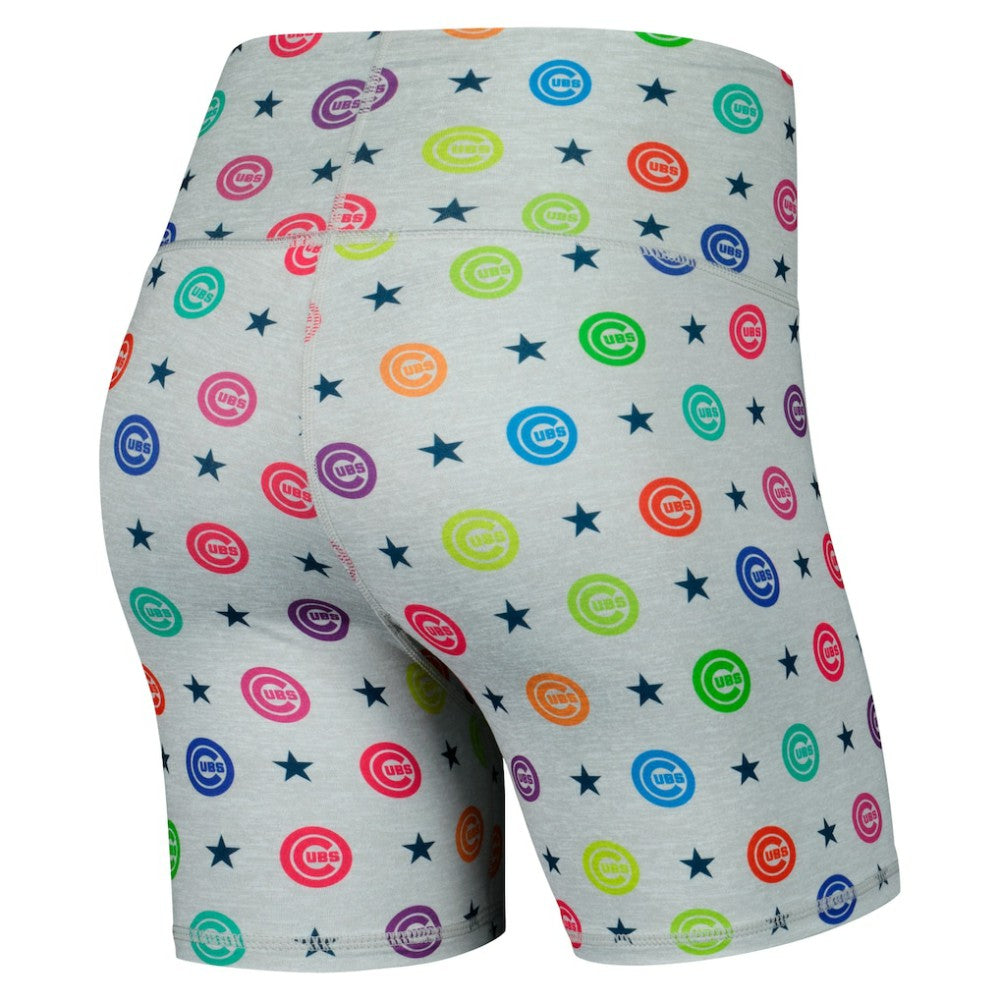 Chicago Cubs Terez Women's TLC Rainbow Shorts | MLB For sale