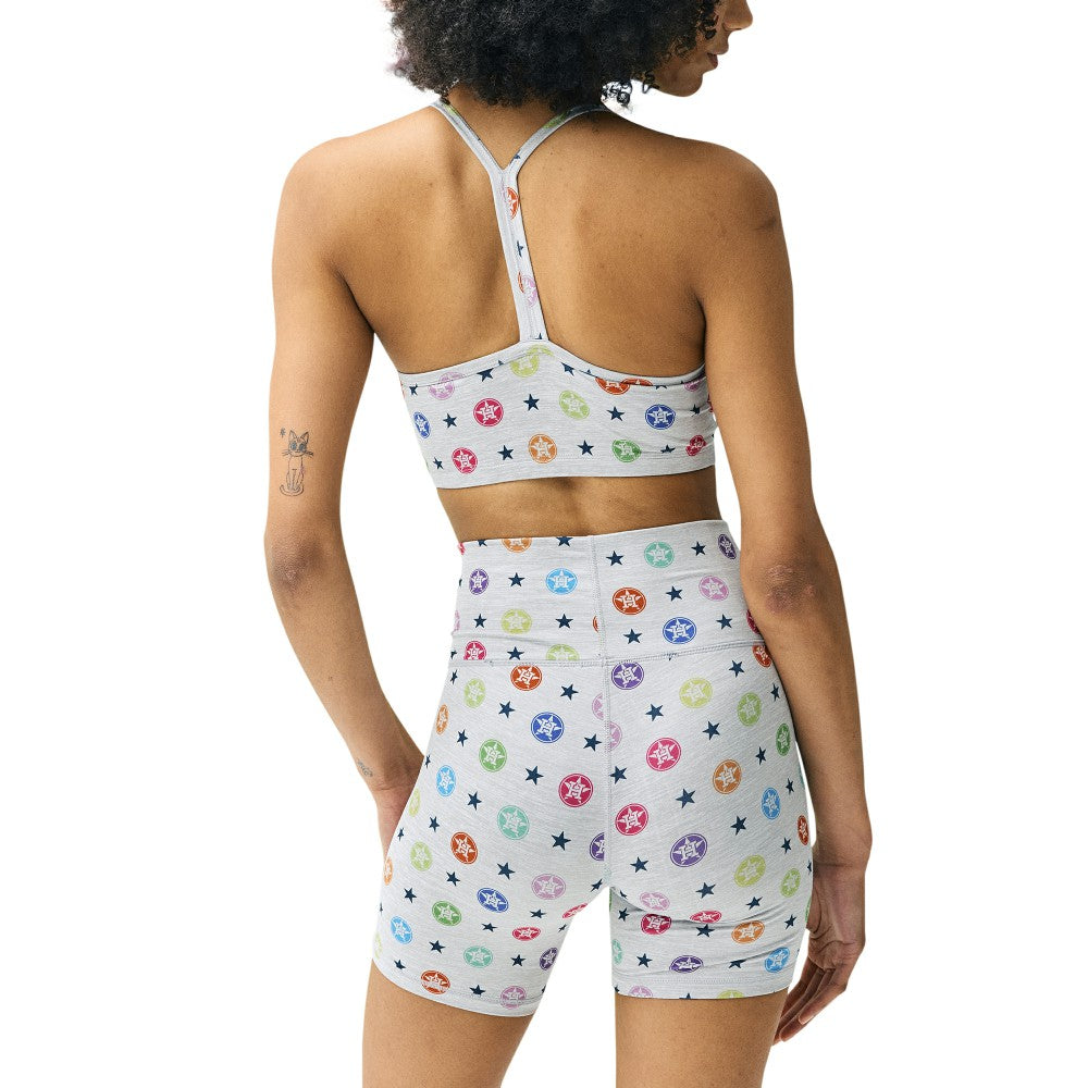 Houston Astros Terez Women's TLC Rainbow Shorts | MLB Shop