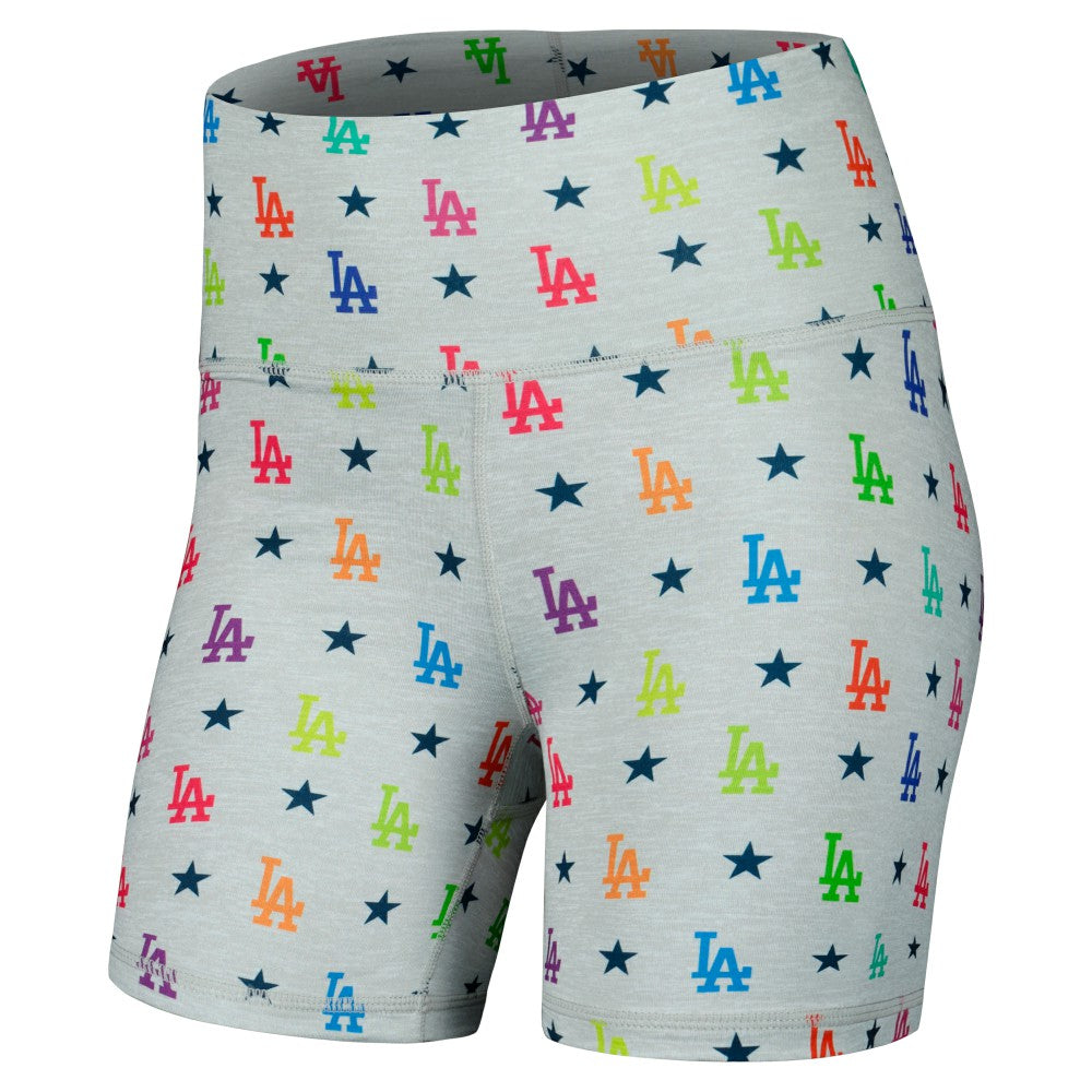 Los Angeles Dodgers Terez Women's TLC Rainbow Shorts | MLB Discount