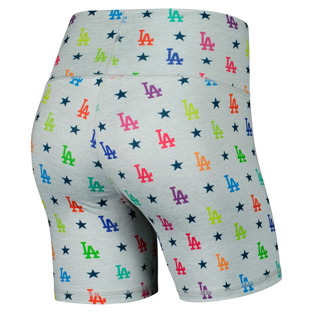 Los Angeles Dodgers Terez Women's TLC Rainbow Shorts | MLB Discount