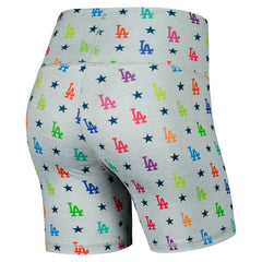 Los Angeles Dodgers Terez Women's TLC Rainbow Shorts | MLB Discount
