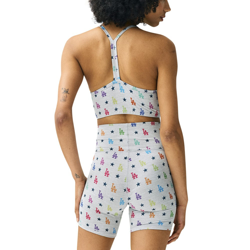 Los Angeles Dodgers Terez Women's TLC Rainbow Shorts | MLB Discount
