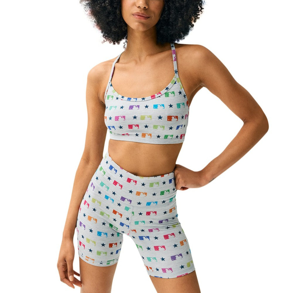 MLB Merchandise Terez Women's TLC Rainbow Shorts | MLB Near me