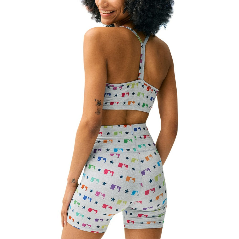 MLB Merchandise Terez Women's TLC Rainbow Shorts | MLB Near me