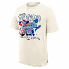 Yoshinobu Yamamoto Los Angeles Dodgers Fanatics Montage T-Shirt | MLB On Sale