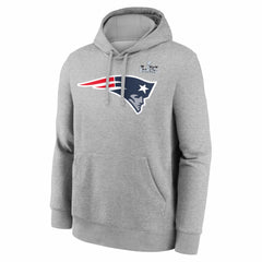 New England Patriots Nike Drake Maye  Super Bowl LX Patch Name & Number Hoodie