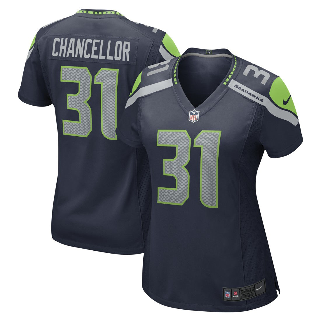 Seattle Seahawks Nike Kam Chancellor  Women's Retired Player Game Jersey