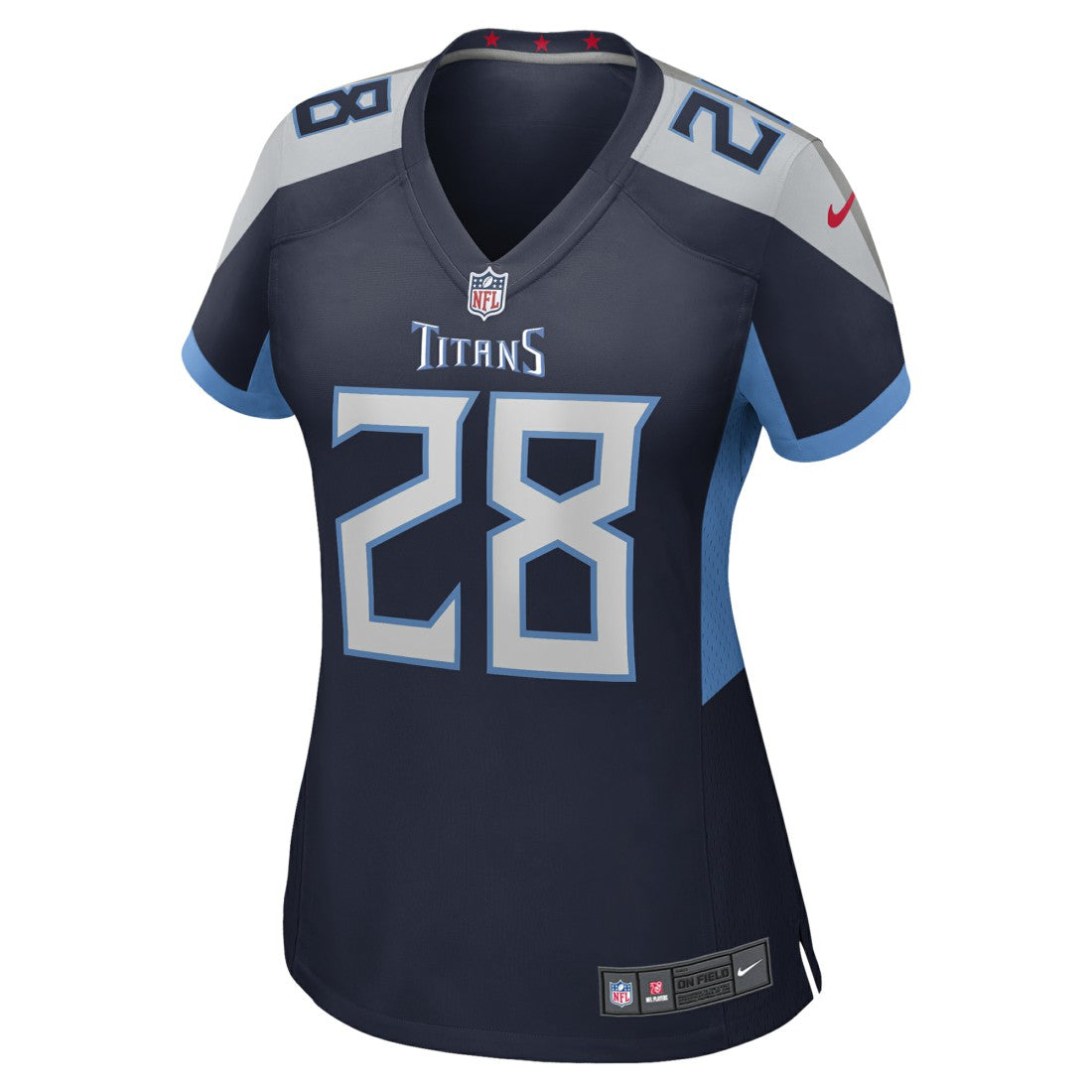 Tennessee Titans Nike Chris Johnson  Women's Retired Player Game Jersey