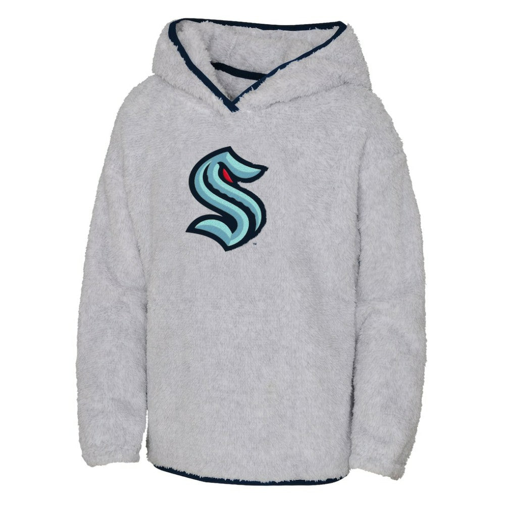 Seattle Kraken Girls Youth Ultimate Teddy Fleece Pullover Hoodie Outlet