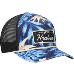 Seattle Kraken '47 Tropicalia Allover Print Trucker Adjustable Hat Outlet