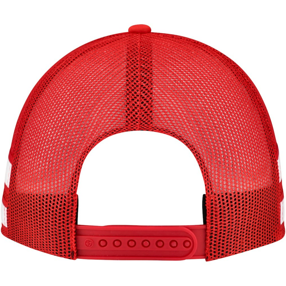 Detroit Red Wings '47 Sideband Stripes Trucker Snapback Hat Outlet