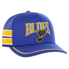 St. Louis Blues '47 Sideband Stripes Trucker Snapback Hat Sale