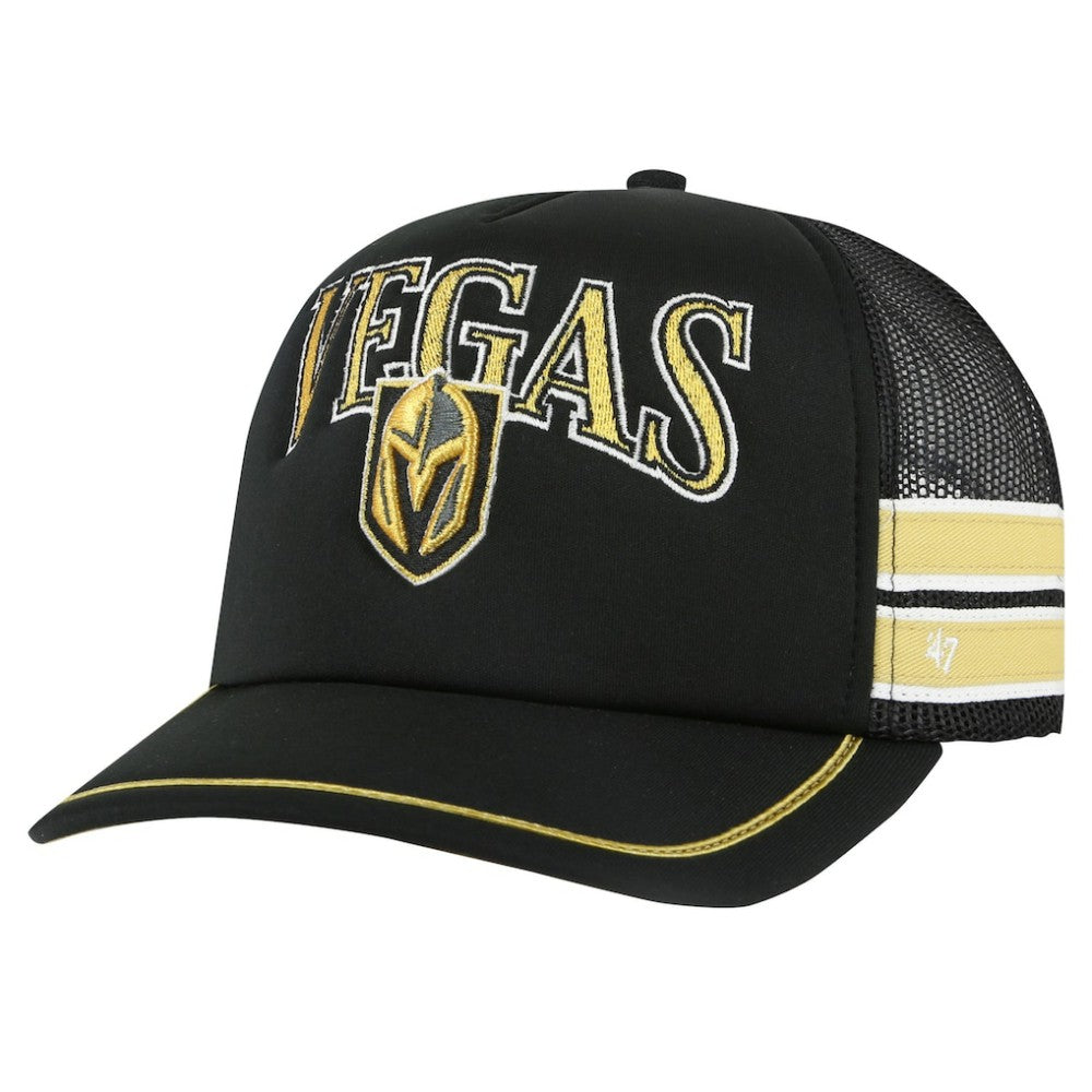Vegas Golden Knights '47 Sideband Stripes Trucker Snapback Hat Outlet