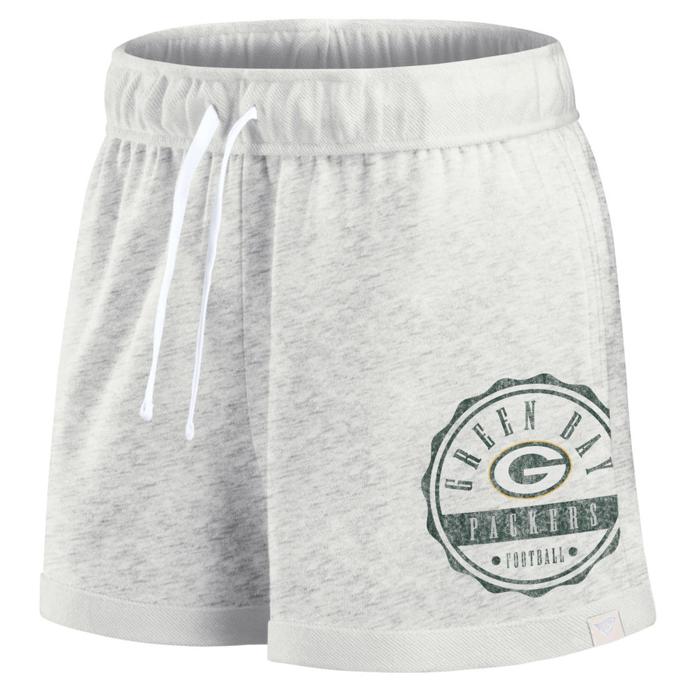 Green Bay Packers Fanatics Women's Vintage Badge Shorts