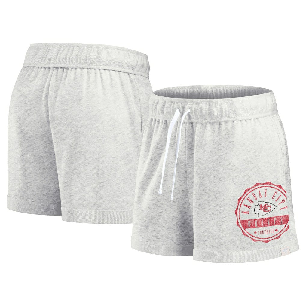 Kansas City Chiefs Fanatics Women's Vintage Badge Shorts