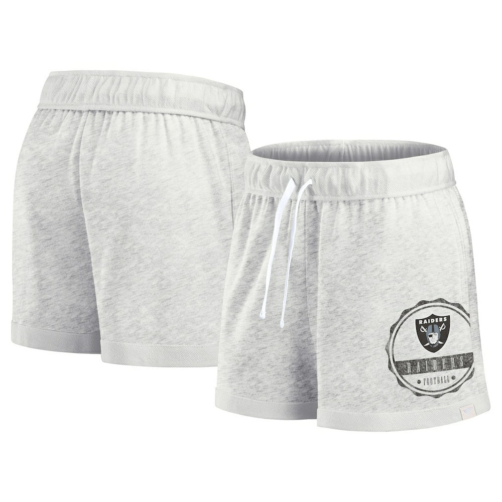 Las Vegas Raiders Fanatics Women's Vintage Badge Shorts