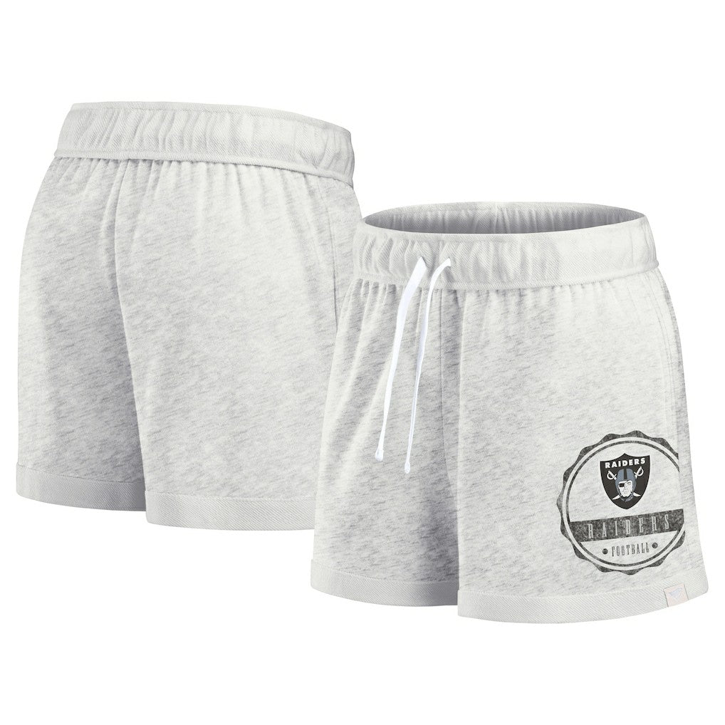 Las Vegas Raiders Fanatics Women's Vintage Badge Shorts