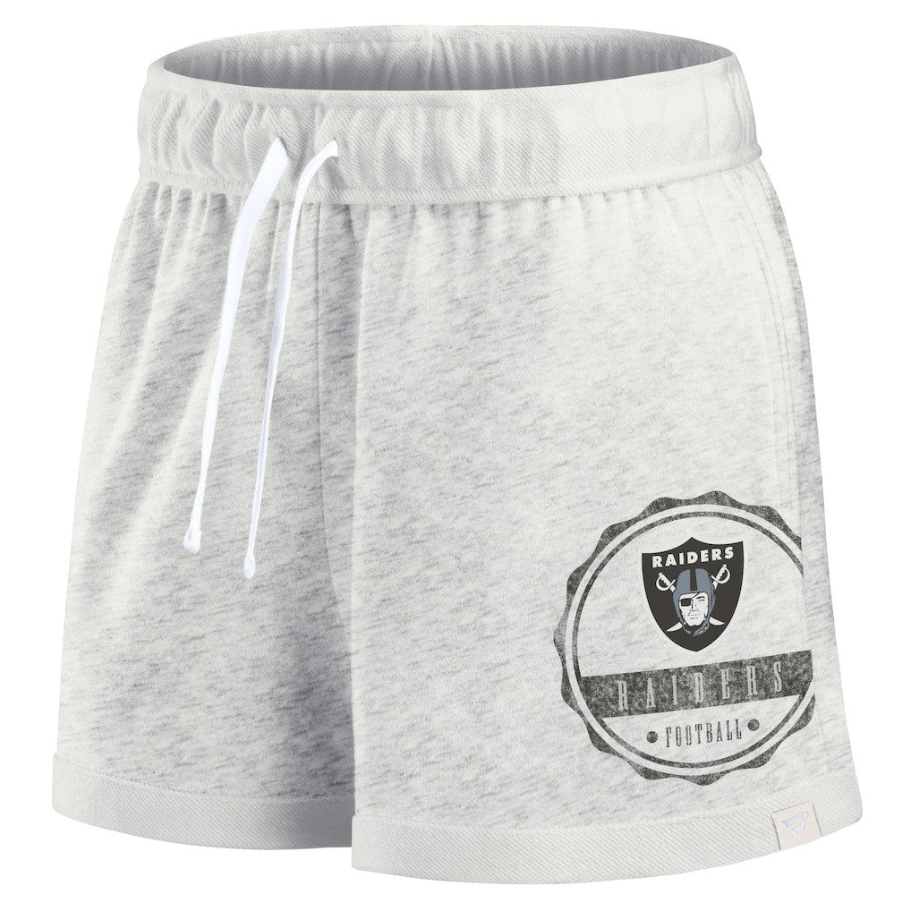Las Vegas Raiders Fanatics Women's Vintage Badge Shorts