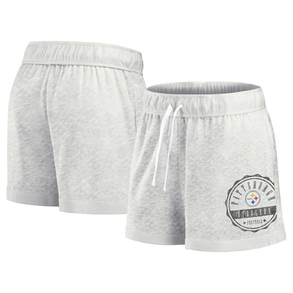 Pittsburgh Steelers Fanatics Women's Vintage Badge Shorts