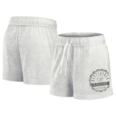 Pittsburgh Steelers Fanatics Women's Vintage Badge Shorts
