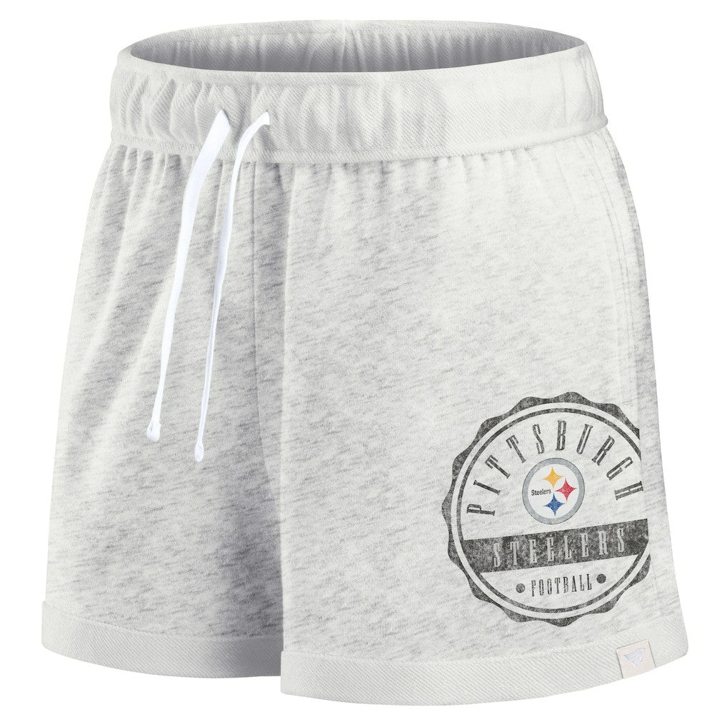Pittsburgh Steelers Fanatics Women's Vintage Badge Shorts