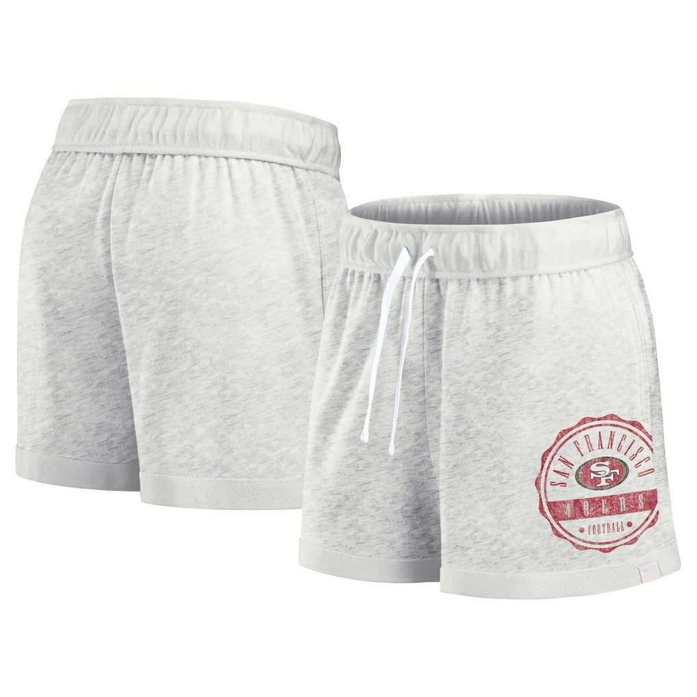 San Francisco 49ers Fanatics Women's Vintage Badge Shorts