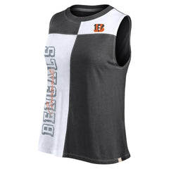 Cincinnati Bengals Fanatics Women's Script Color Block Tank Top