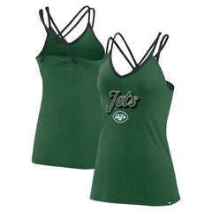 New York Jets Fanatics Women's Go For It Strappy Crossback Tank Top