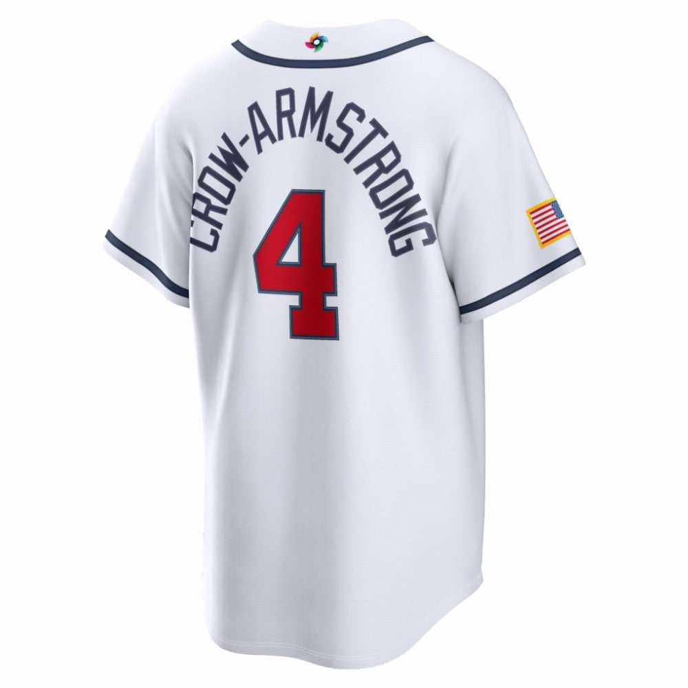 Pete Crow-Armstrong USA Baseball Nike 2026 World Baseball Classic Home Stadium Jersey | MLB Outlet