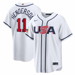 Gunnar Henderson USA Baseball Nike 2026 World Baseball Classic Home Stadium Jersey | MLB For sale