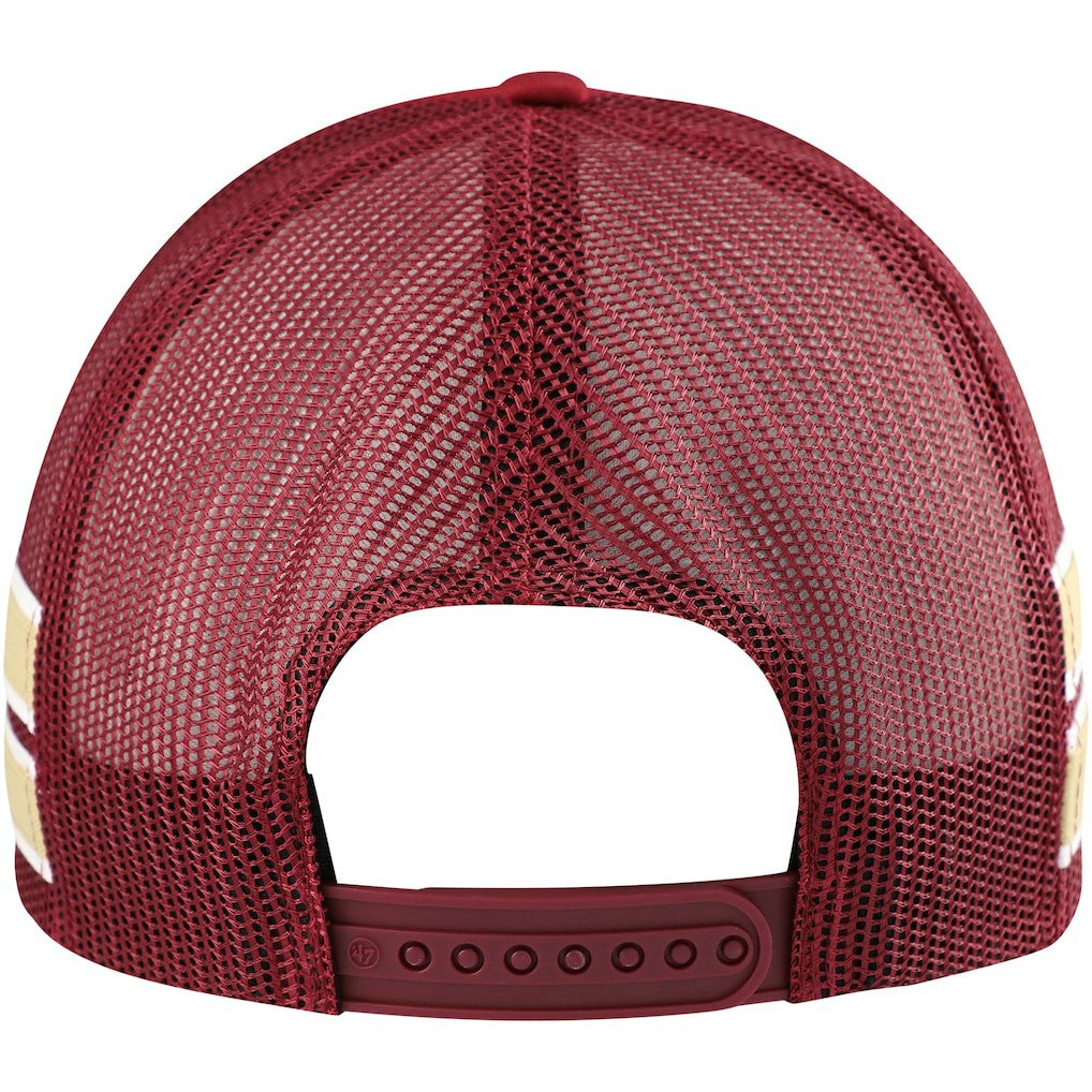Cleveland Cavaliers '47 Sidebrand Stripes Trucker Adjustable Hat sale On Sale
