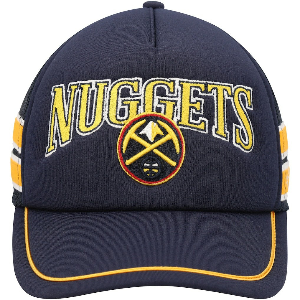 Denver Nuggets '47 Sidebrand Stripes Trucker Adjustable Hat sale On Sale